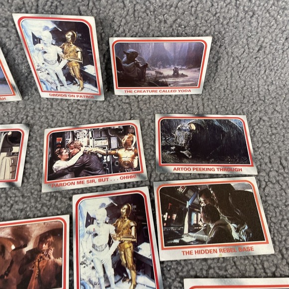 Vintage 1980 Topps Star Wars THE EMPIRE STRIKES BACK Lot Of 29 Cards - Picture 13 of 15
